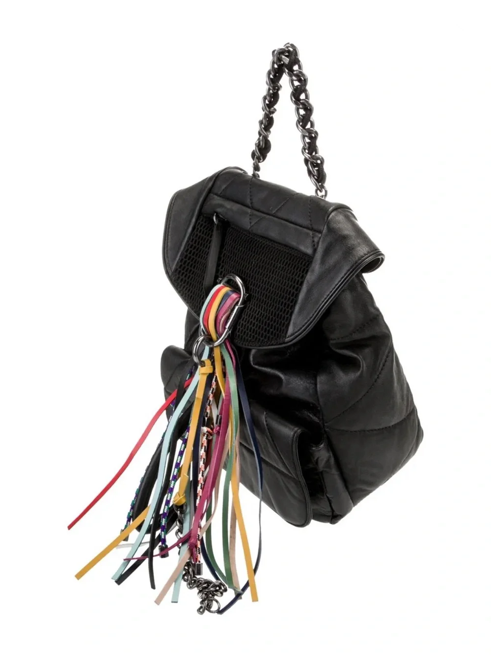 Diesel | Chain-linked Leather Backpack - Picture 2 of 6